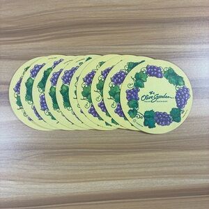 Vineyard Design Olive Garden 4 Inch Coasters Set of 10